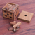 Wood puzzle, 'Soma Cube Challenge' - Raintree Wood Soma Cube Puzzle from Thailand (image 2b) thumbail