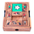 Wood game, 'Football Escape' - Handcrafted Raintree Wood Sliding Football Game (image 2c) thumbail