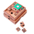 Wood game, 'Football Escape' - Handcrafted Raintree Wood Sliding Football Game (image 2d) thumbail