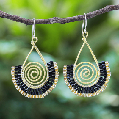 Golden Fancy Brass Hoop Tribal Spiral Earring, Packaging Type: Packet,  Size: 2 Inch at Rs 150/pair in Jaipur