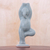 Celadon ceramic figurine, 'Elephant Tree Pose' - Ceramic Elephant Yoga Figurine from Thailand (image 2) thumbail