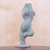 Celadon ceramic figurine, 'Elephant Tree Pose' - Ceramic Elephant Yoga Figurine from Thailand (image 2b) thumbail