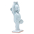 Celadon ceramic figurine, 'Elephant Tree Pose' - Ceramic Elephant Yoga Figurine from Thailand