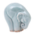 Celadon ceramic figurine, 'Elephant Forward Bend' - Ceramic Elephant Yoga-Themed Figurine from Thailand (image 2d) thumbail