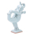 Celadon ceramic figurine, 'Elephant Mountain Pose' - Handmade Ceramic Elephant Yoga-Themed Figurine