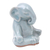 Celadon ceramic figurine, 'Elephant Yoga' - Artisan Made Ceramic Elephant Yoga-Themed Figurine
