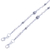 Cultured pearl face mask lanyard, 'Pure Pearl' - Cultured Pearl Face Mask Lanyard (image 2c) thumbail