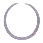 Silver collar necklace, 'Mystic Mind' - Hand Made Silver Choker from Thailand