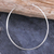 collar de plata esterlina - Collar de plata esterlina martillado hecho a mano de Tailandia