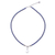 Quartz and lapis lazuli pendant necklace, 'Wild Moon' - Handmade Clear Quartz and Lapis Lazuli Pendant Necklace