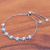 Marcasite pendant bracelet, 'Royal Pachyderm' - Sterling Silver and Marcasite Elephant Pendant Bracelet (image 2b) thumbail