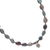 Macrame jasper pendant necklace, 'Spiraling Shores' - Hand Knotted Macrame Jasper Pendant Necklace (image 2e) thumbail