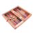 Travel chess and backgammon set, 'Two for One' - Handmade Raintree Wood Chess and Backgammon Game (image 2d) thumbail