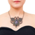 Amethyst macrame pendant necklace, 'Boho Lilac' - Hand Knotted Amethyst Macrame Pendant Necklace from Thailand (image 2j) thumbail