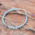 Amethyst and quartz beaded pendant bracelet, 'Pastel Universe' - Amethyst and Quartz Beaded Pendant Bracelet from Thailand (image 2) thumbail