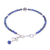 Lapis lazuli beaded pendant bracelet, 'Bright Lights in Blue' - Hand Made Lapis Lazuli Pendant Bracelet from Thailand (image 2d) thumbail
