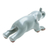 Celadon ceramic figurine, 'Elephant Plank Pose' - Handmade Ceramic Elephant Yoga-Themed Figurine