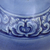 Seifenspender aus Seladon-Keramik - Handgefertigter Seifenspender aus Seladon-Keramik mit Blumenmuster