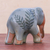 Escultura de cerámica celadón - Escultura de elefante de cerámica celadón hecha a mano artesanalmente