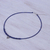 Lapis lazuli pendant necklace, 'Lapis Leaf' - Hand Made Lapis Lazuli and Silver Pendant Necklace (image 2c) thumbail