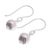 Silver dangle earrings, 'Party Lights' - Hand Crafted Karen Silver Dangle Earrings from Thailand