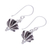 Silver dangle earrings, 'Spin City' - Artisan Crafted Karen Silver Dangle Earrings