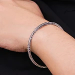 Silver cuff bracelet, 'Beauty in Nature' - Hand Crafted Sterling Silver Cuff Bracelet