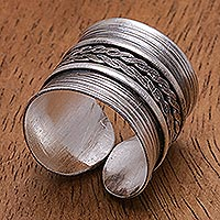 Featured review for Sterling silver band ring, After Hours