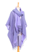 Cotton kimono and scarf set, 'Mild Violet' - Cotton Kimono and Scarf Set from Thailand