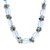 Multi-gemstone beaded necklace, 'Mermaid Treasure' - Hand Threaded Multi-Gemstone Beaded Necklace (image 2a) thumbail