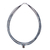Howlite and jasper macrame pendant necklace, 'Boho Spiral' - Macrame Howlite and Jasper Pendant Necklace (image 2d) thumbail