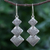 Sterling silver dangle earrings, 'Tribal Fish' - Handmade Sterling Silver Fish-Themed Dangle Earrings thumbail