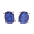 Sapphire stud earrings, 'Blue Twilight' - Sapphire and Sterling Silver Stud Earrings from Thailand thumbail