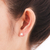 Opal stud earrings, 'Hidden Moon' - Hand Made Opal Gemstone Stud Earrings (image 2d) thumbail