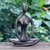 Escultura de latón - Escultura de meditación de latón hecha a mano de Tailandia