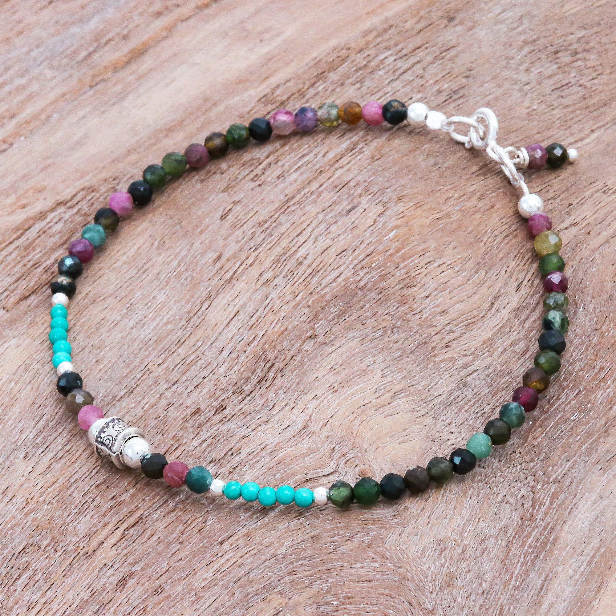 ☆TATIANA☆ Silver 925 Crystal Oval Bead Bracelet BR1794 Sterling Silver Stretch Bracelet – Tatiana M Designs