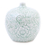 Celadon-Keramikvase - Handgefertigte Vase aus Seladon-Keramik mit Blumenmotiv