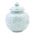 Celadon ceramic jar, 'Flower Fairy' - Hand Crafted Celadon Ceramic Floral-Themed Jar (image 2a) thumbail