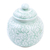 Celadon ceramic jar, 'Flower Fairy' - Hand Crafted Celadon Ceramic Floral-Themed Jar (image 2d) thumbail