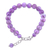 Amethyst beaded bracelet, 'Sweet Night in Purple' - Amethyst and Karen Silver Beaded Bracelet (image 2d) thumbail