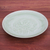 Celadon ceramic dinner plate, 'Flavorful' - Green Celadon Ceramic Lotus Flower Dinner Plate
