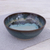 Ceramic soup bowl, 'Blue Crush' - Handmade Blue Ceramic Soup Bowl