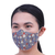 Gesichtsmasken aus Baumwolle, (3er-Set) - Handgefertigte Gesichtsmasken aus Baumwolle mit Blumenmuster (3er-Set)