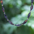 Multi-gemstone beaded necklace, 'Windy Night' - Hand Crafted Agate and Onyx Beaded Necklace (image 2) thumbail