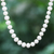 Cultured pearl strand necklace, 'Hostess' - Hand Crafted Cultured Freshwater Pearl Strand (image 2c) thumbail