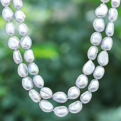925 Sterling Silver Elegant Mermaid Pearl Pendant