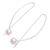 Cultured pearl drop earrings, 'Light and Grace' - Artisan Crafted Cultured Pearl and Sterling Silver Earrings (image 2c) thumbail