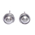 Sterling silver stud earrings, 'Weekday Trio' (set of 3) - Artisan Made Sterling Silver Stud Earrings (Set of 3) (image 2d) thumbail