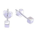 Sterling silver stud earrings, 'Subtle Charm' (set of 3) - Artisan Crafted Sterling Silver Stud Earrings (Set of 3)