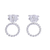 Sterling silver stud earrings, 'Early Riser' (set of 3) - Handcrafted Sterling Silver Stud Earrings (Set of 3)